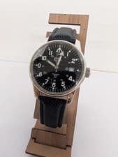 Vintage ETA Pilot MFG By I.W. Inc. Automatic Cal. 2824 w/ I.W. Inc Black Band