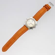 BREITLING A13050 Chronomat Limited Edition of 1994 White Dial Leather Automatic