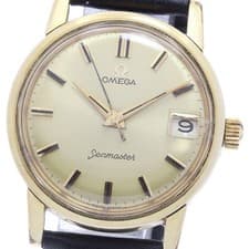 OMEGA 14384 61 SC Seamaster Date cal.610 Men's Watch From Japan G0419