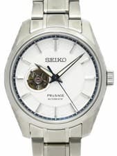SEIKO PRESAGE SARX097 6R38 00A0 40mm Silver Dial Stainless Steel Box Card #T386