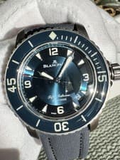 2023 Blancpain Fifty Fathoms Automatique Titanium Blue Dial 45mm 5015-12B40-052A