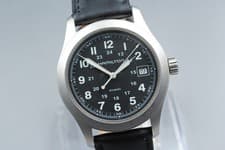 [Near MINT] Hamilton Khaki Field H684811 38mm Black Dial Quartz Men's Watch