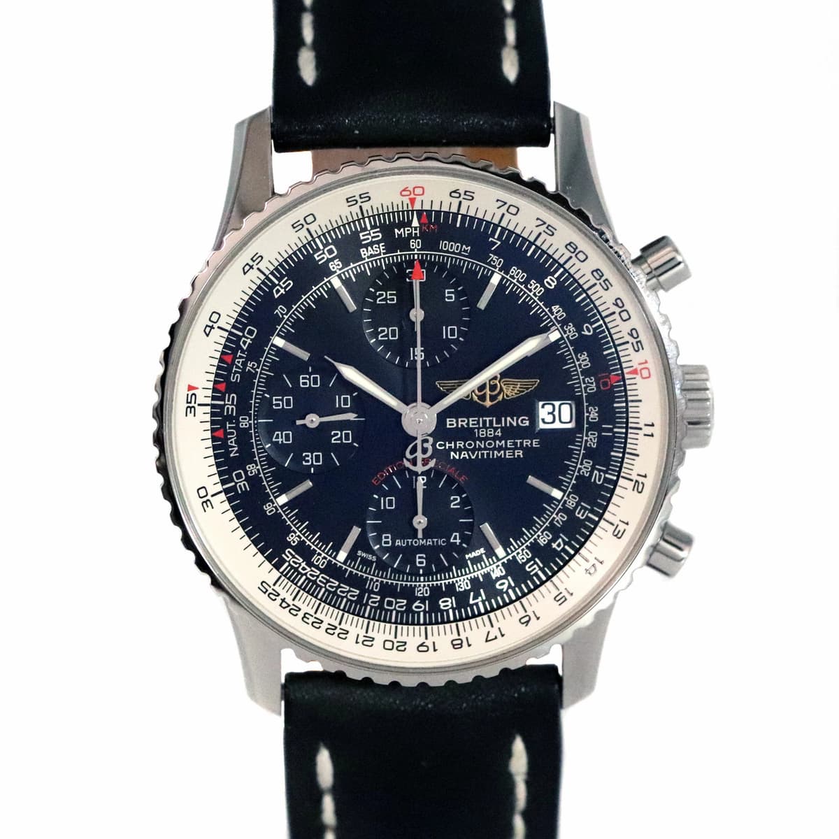 BREITLING Old Navitimer A13324/A1332412/BF27 Black Men's Used Watch #41021