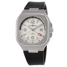 Bell and Ross BR 05 Automatic Silver Dial Men's Watch BR05G-SI-ST/SRB