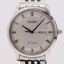 Seiko Presage SARY059 4R36-04E0 Silver Dial Automatic Mens Watch Used