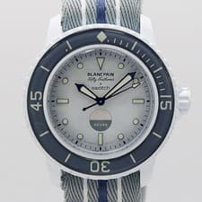 Swatch Blancpain Antarctic Ocean SO35S100 Automatic Mens Watch White Dial Box