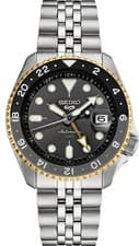 Seiko 5 Sports SKX GMT Automatic US Special Creation Men's Black Watch - SSK021