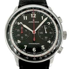 JUNGHANS Meister Telemeter 027/3381.00 Watches black Mechanical Automatic bl...