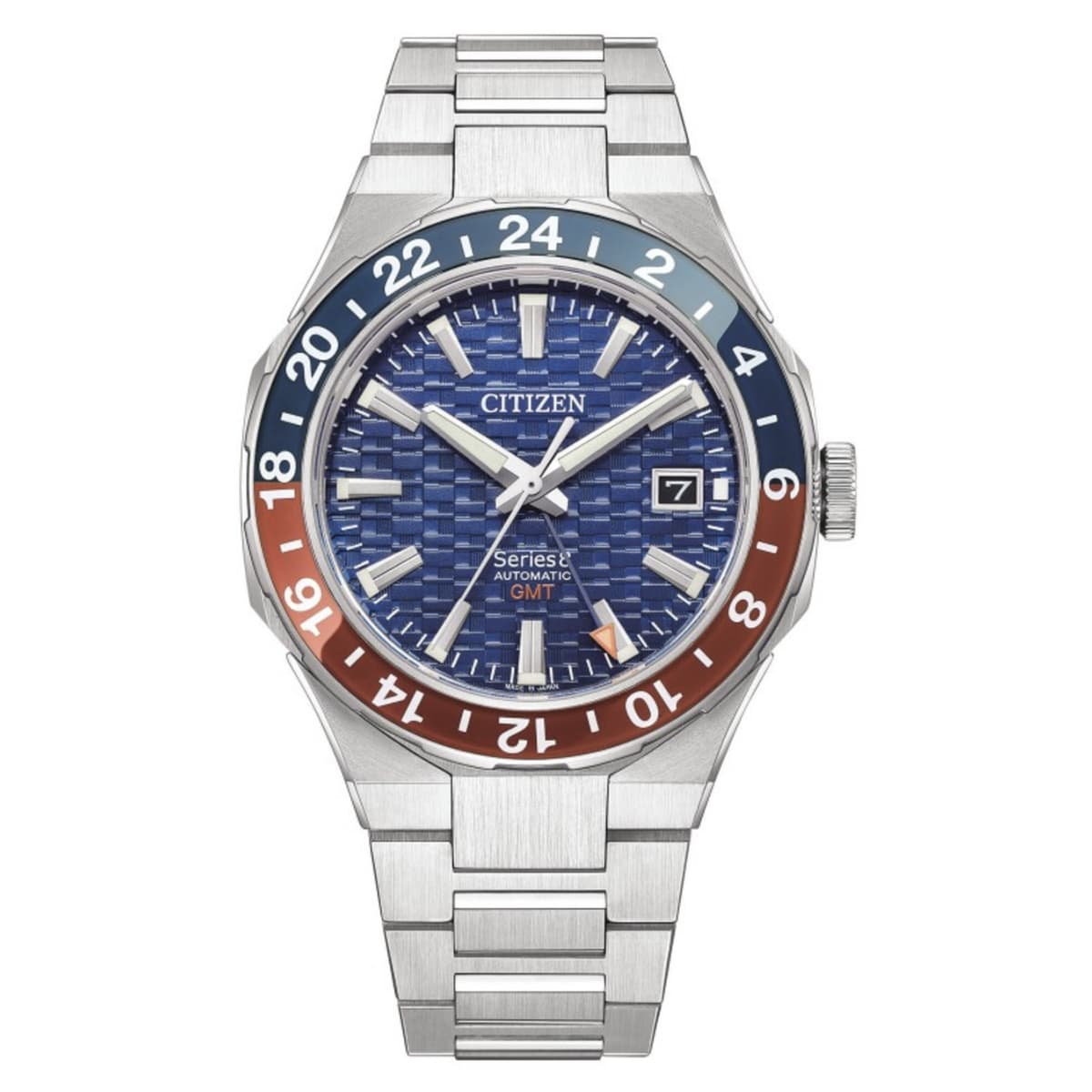 Citizen 880 Series 8 GMT Watch Blue/Red Bezel Pepsi