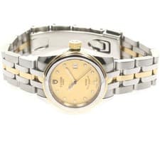 TUDOR GLAMOUR DATE 51003 26mm SS/YG Automatic Gold Dial Date #C516