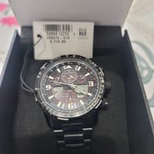 Citizen Skyhawk Eco-Drive Titanium Radio Controlled 200m Pilot Watch