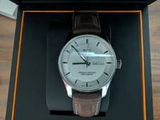 Mido Belluna Clou De Paris Chronometer Day/Date w/ Isoswiss Rubber Strap