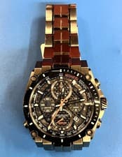 BULOVA Precisionist Men's Wristwatch 98B343 w/ Original Box (FRE015749)