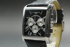 [N MINT] Frederique Constant FC292X4C26 Chronograph Quartz Black Men From JAPAN