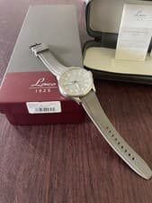 Laco Augsburg Grau 42 Automatic / Non OEM Rubber Strap | Gray Dial Pre-owned