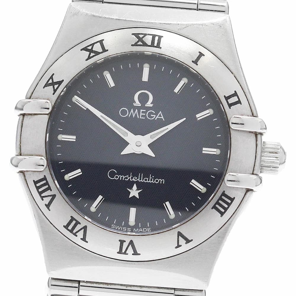 Omega Constellation Mini Quartz Ladies Watch B- Used From Japan