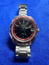 CITIZEN Auto Data Compact AUDS 2808-Y Original Case Watch