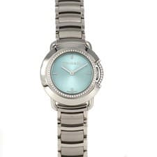 Authentic TIFFANY&Co. TIFFANY&Co.T/D LIMITED 68477425 Stainless Steel Quartz...
