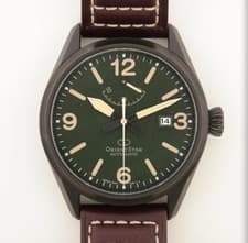 Orient Star F6N4-UAE0 Automatic Power Reserve Men's Watch 41mm Green Dial