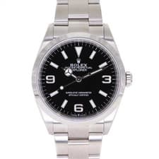 Rolex Explorer 124270 36mm Stainless Steel Black Dial Automatic Box #KN120
