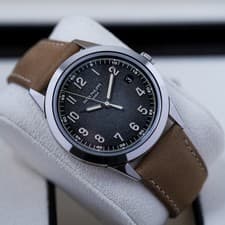 2024 Patek Philippe Calatrava Black Watch 5226G-001 Full Set Both Straps 5226G