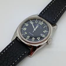 ZENO Watch Basel Retro Carre Automatic 6164-a1 Black Dial Box Papers：JPN