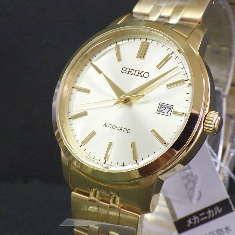 SEIKO Selection S Series SCVE062 Gold Color Mechanical Automatic Men's Watch