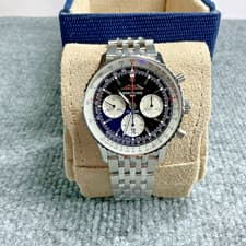 Breitling Navitimer B01 Chronograph 43 AB0138 Box + Card • Stainless Steel Engr