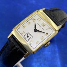 Exquisite Vintage 1949 Mans HAMILTON Cedric Stunning Dial Serviced & WARRANTY