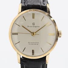 Seiko J14021 Manual Working Silver Dial Mens Watch Vintage Luxury Collectible