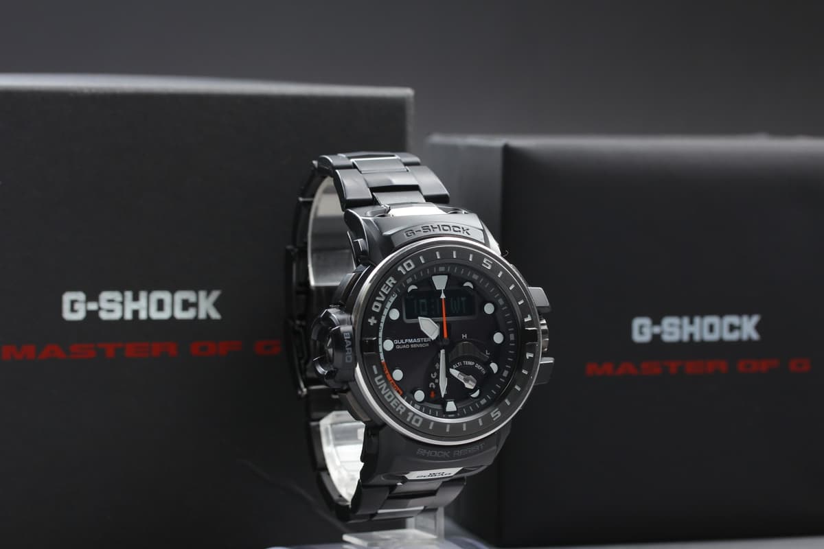 [N MINT Box Paper] Casio G-SHOCK GULFMASTER GWN-Q1000MCA-1AJF Solar Radio Men's