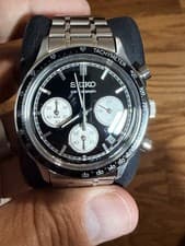 Seiko Men's Black Watch - SSB479P1