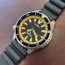 MINT CONDITION Citizen Promaster Fugu Diver Auto NY0130-08E Watch