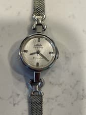 Vintage Ladies Mido Powerwind Ocean Star Automatic Watch WORKING