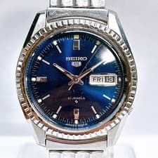 Seiko 5 Automatic Winding Day Date 6119-8031 Blue Dial, 1.7 in, Y2K, 00s
