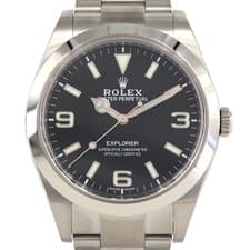 Authentic Rolex Explorer I 214270 Stainless Steel Mechanical Automatic Rando...