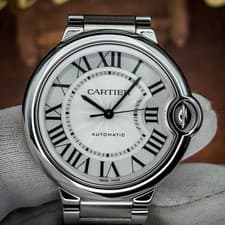 Cartier Ballon Bleu de Cartier 36mm Guilloche Dial Stainless Steel WSBB0048