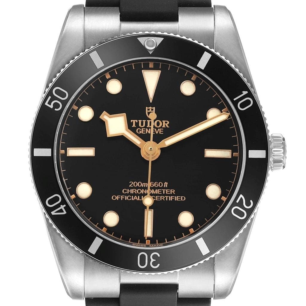 Tudor Black Bay 54 Black Dial Steel Mens Watch 79000 Box Card