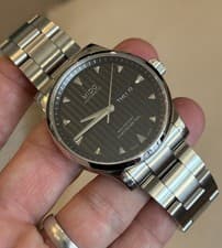 Mido Multifort Chronometer Automatic Swiss Made Watch Black Dial Steel