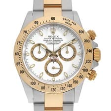ROLEX Cosmograph Daytona 116523 white V Number second hand mens