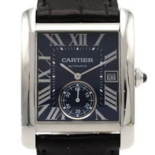Authentic Cartier Tank MC LM WSTA0010 Stainless Steel Mechanical Automatic #...