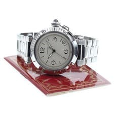 CARTIER PASHA W3100655 38MM SS Automatic Date Beige Dial #C379