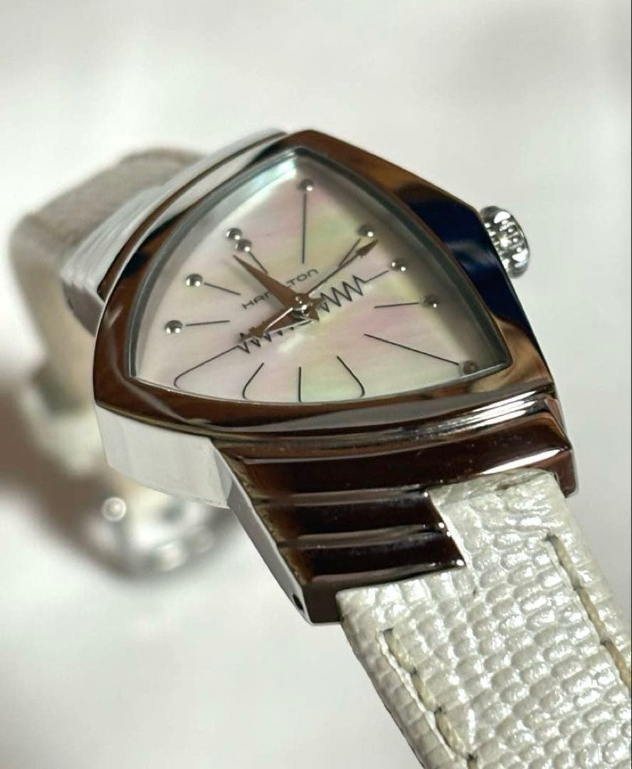 Hamilton Ventura Quartz White Dial Stainless Steel H242112