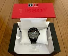 Tissot PRS516 Automatic Watch 1.65in Case 6.10in Wrist Rubber Strap Box