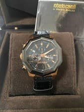 Roberto Cavalli by Franck Muller Men's Watch Japan Box Tags Authentic