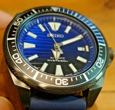 Seiko Samurai SBDY025 Diver Watch Automatic Blue Dial 200m Japan