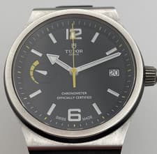 2019 Tudor North Flag 40mm Black Dial Automatic Leather Strap Watch 91210N B+P