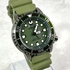 Citizen Promaster Diver Eco-Drive Watch, 200m, Khaki Green Dial, With Box
