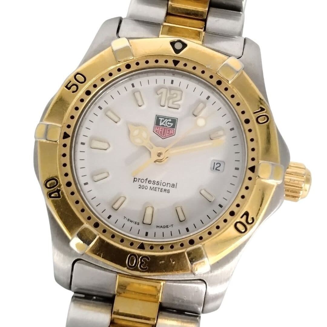 TAG Heuer WK1320 Women's Watch Silver Gold Stainless Steel Used From Japan From