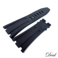 Audemars Piguet Black Rubber Watch Strap Men's Genuine Replacement From Japan